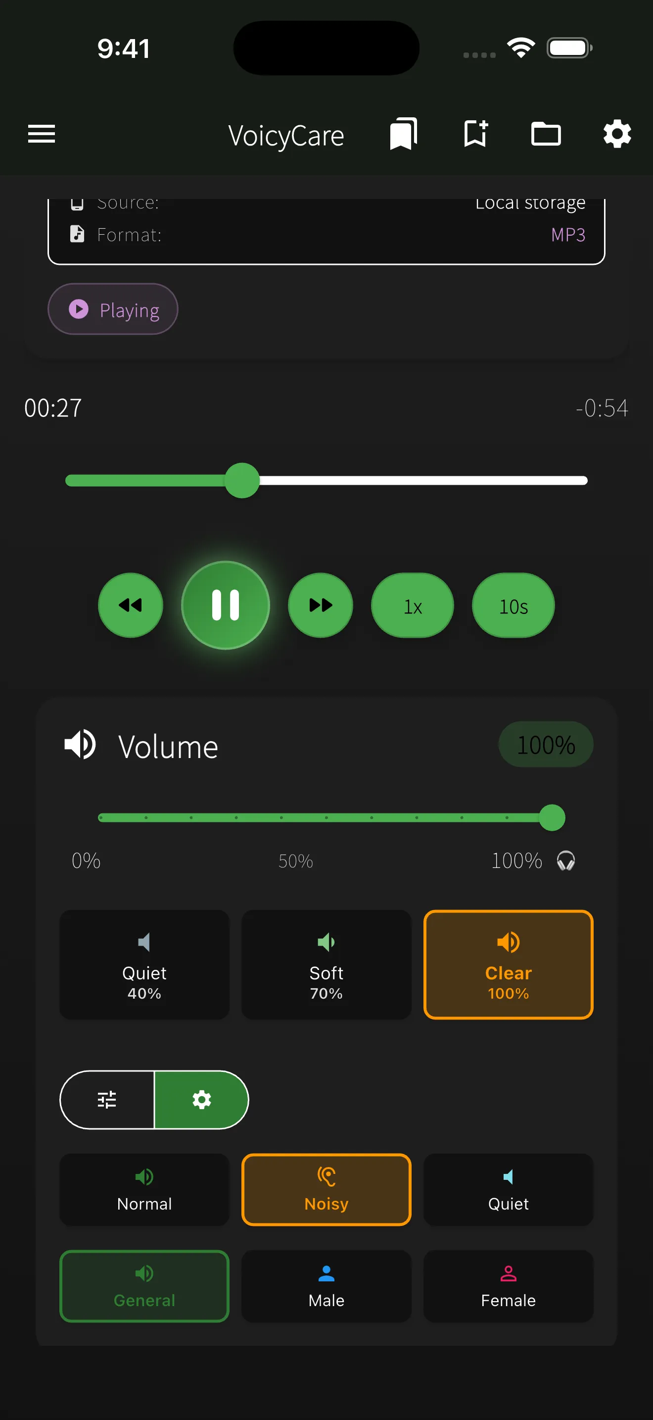 VoicyCare Screenshot 2