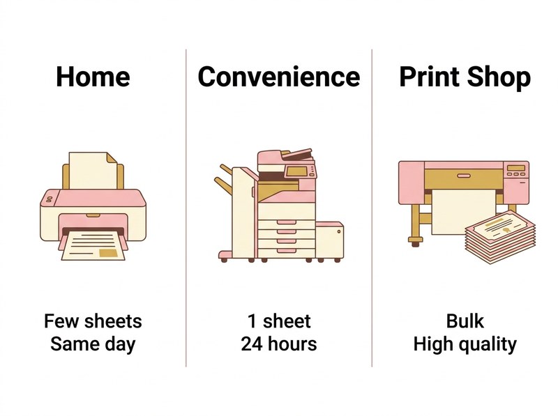 Three certificate printing methods - Home / Convenience store / Pro shop