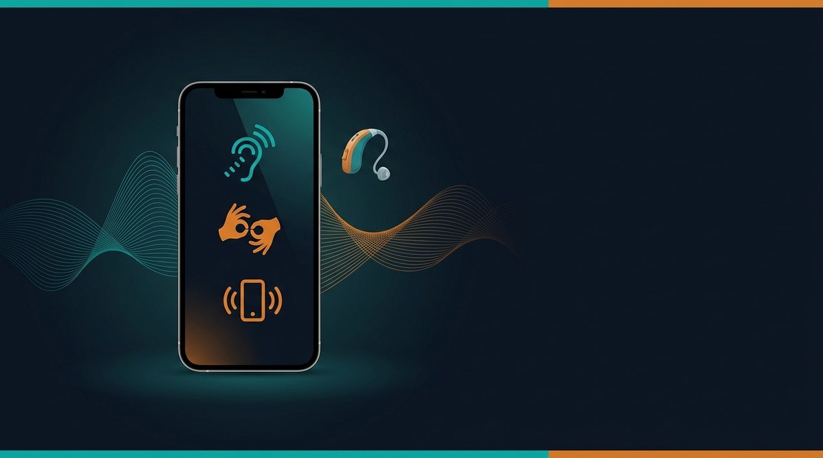 Smartphone accessibility for deaf users - accessibility icons